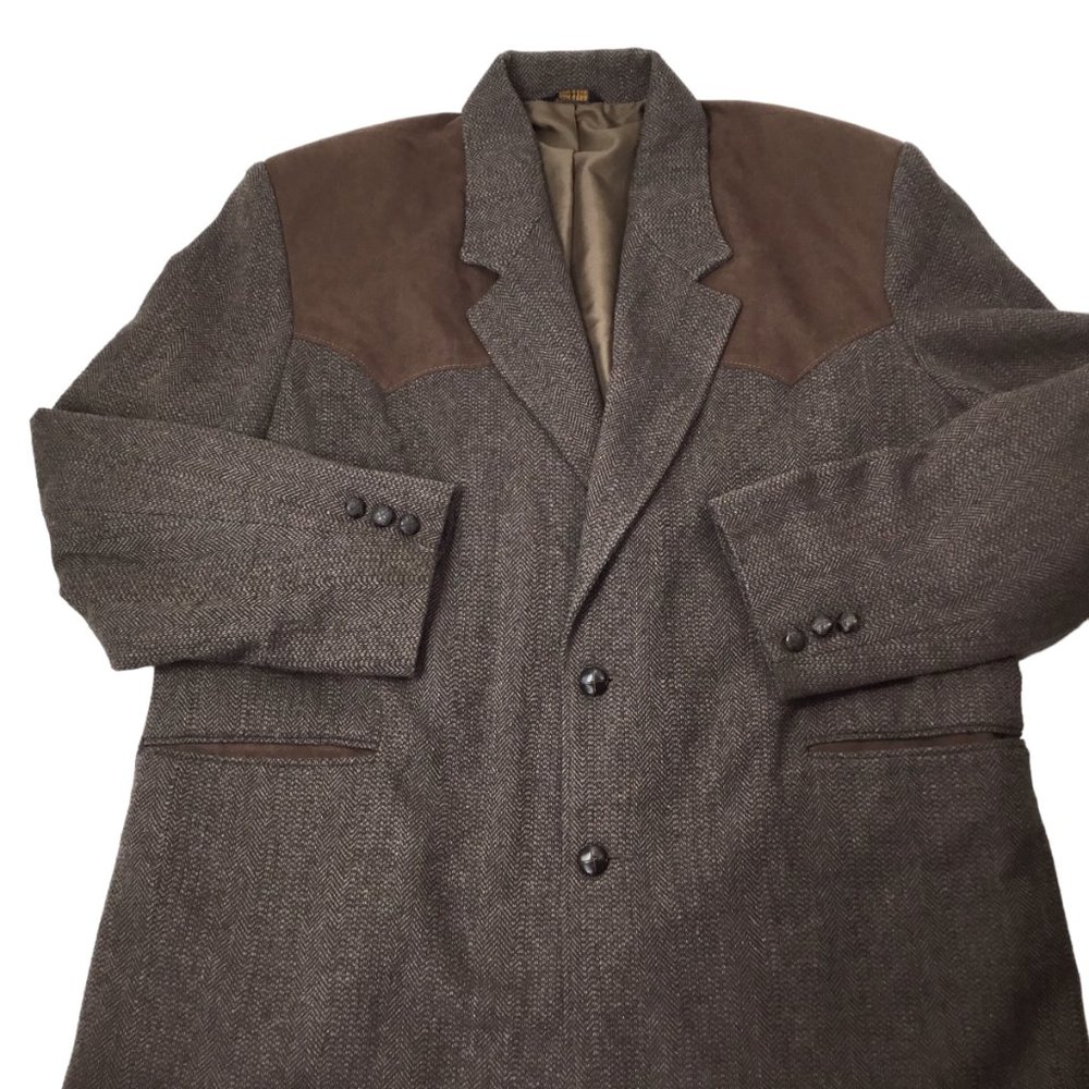 Vintage Pioneer Wear Country Gentlemen Suit Coat Blazer Jacket Western USA Sport - Picture 9 of 13